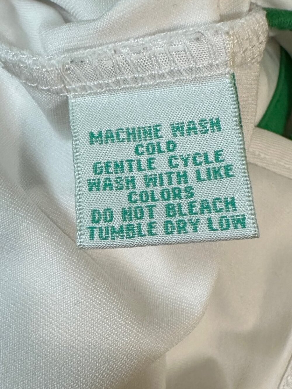 Boast Court Racerback Tennis Top Small White Green #Tenniscore Preppy Small - Picture 5 of 5
